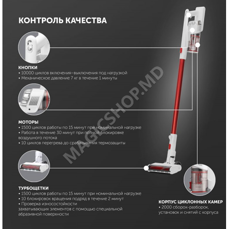 Портативный пылесос VESTA VCC-9030 Белый